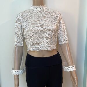 small lace top